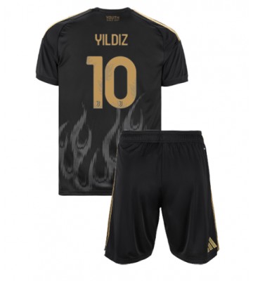 Juventus Kenan Yildiz #10 Tredjetrøje Børn 2026-27 Kortærmet (+ Korte bukser)